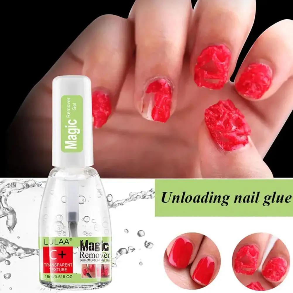 Magic Burst Removedor de Gel de Unha, Verniz Polonês Semi Permanente, Removedor de Gel UV, Mergulhe, Desengordurante Acrílico Limpo, Manicure