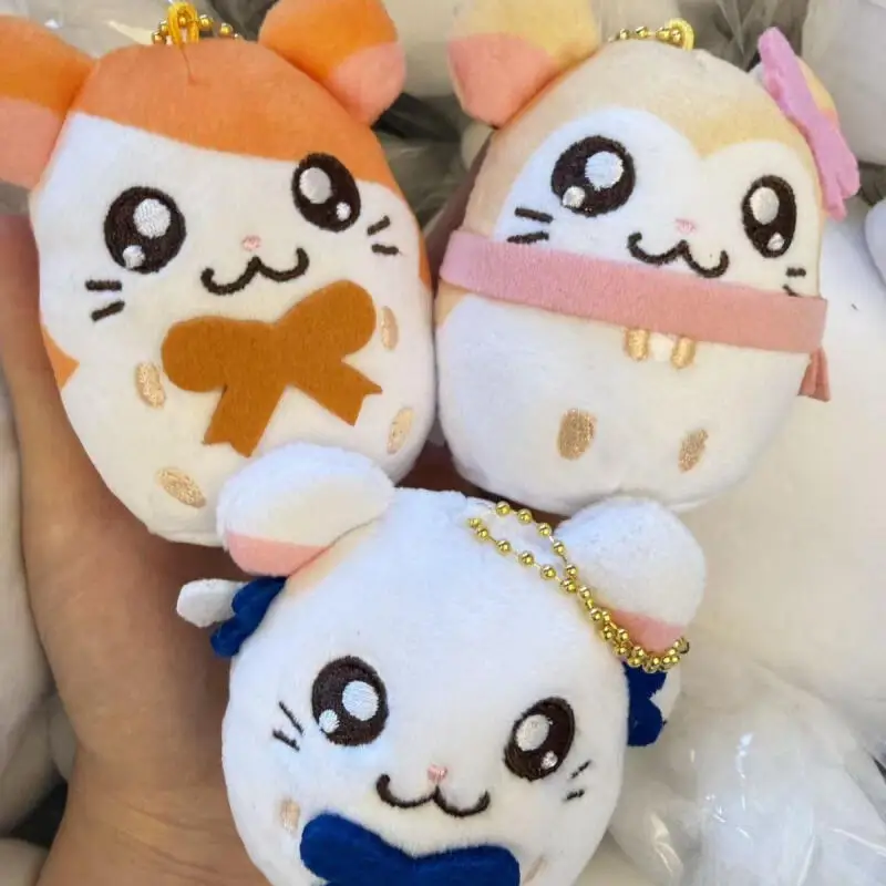 

Cartoon Hamtaro Trotting Hamtaro Plush Stuffed Toy Anime Peripheral Keychain Backpack Charm A Birthday Gift for A Friend