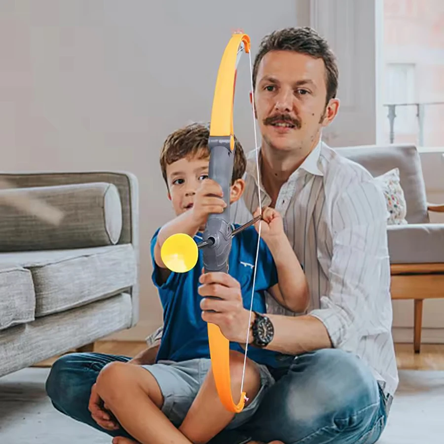 1pc52cm Pfeil und Bogen Kinder Spielzeug Outdoor Schießen Praxis Spielzeug mit Ziel Multiplayer Wettbewerb Sport Geburtstag Geschenk für Kind – Detail 5