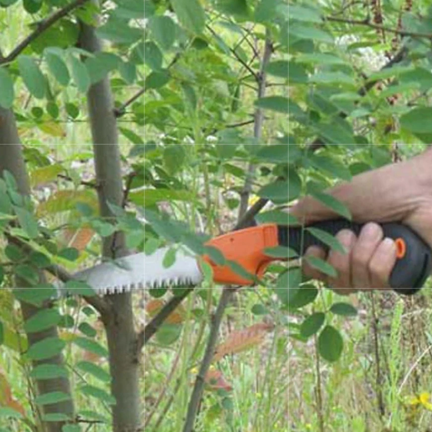 Portable Folding Saw, Multi-Purpose Hand Tool for Garden, Farm & Tree Pruning, Bonsai Trimmer & Camping Cutting Tool
