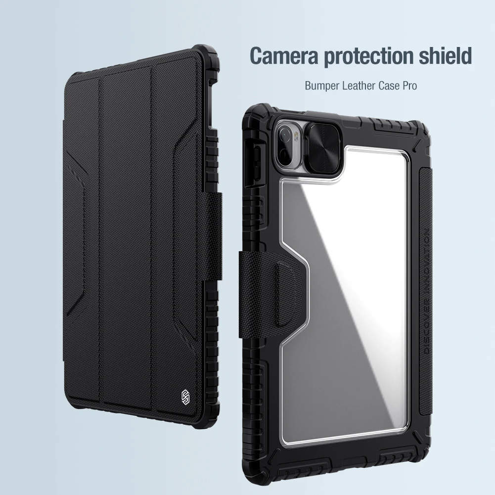 

For Xiaomi Pad 5 Case Magnetic Smart Cover for Mi Pad 5 Camera Protection Cover With Pencil Holder For Mi Pad 5 pro 2021