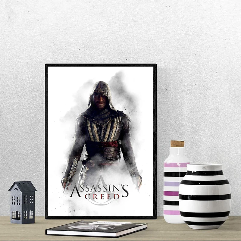 Game A-Assassin S C-Creed Poster Decorative Wall Prints Photos for Living Room Decoration Art Mural Home Decor Painting Pictures