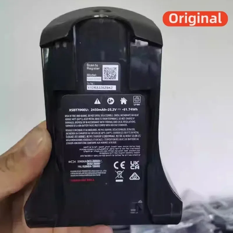 

100% Original 2450mAh for Shark XSBT700EU LZ201 LZ202UKTDB LZ251 LZ251UK LZ252UK LZ462H LZ482H LZ483H Vacuum Cleaner Battery