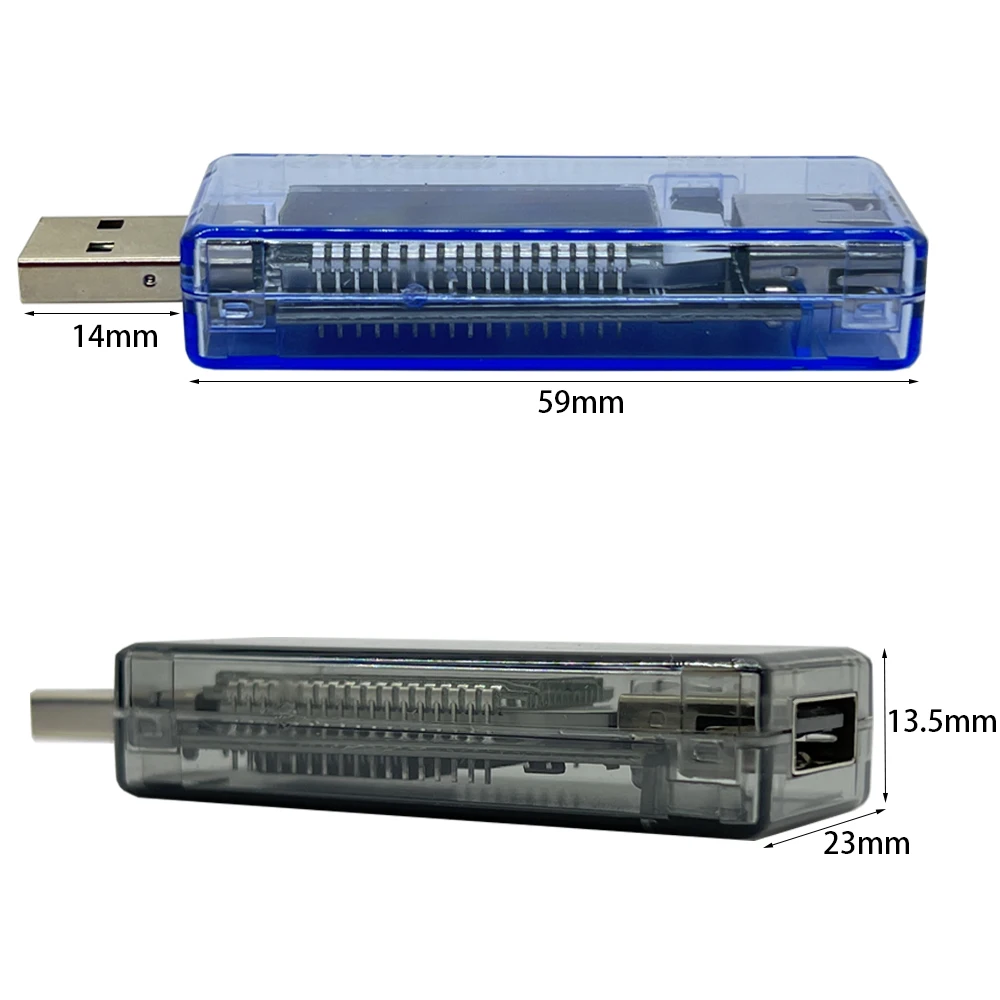 Misuratori di tensione Capacità di tensione corrente Tester batteria Volt USB Tensione di corrente Medico Tester di capacità del caricatore Misuratore Power Bank