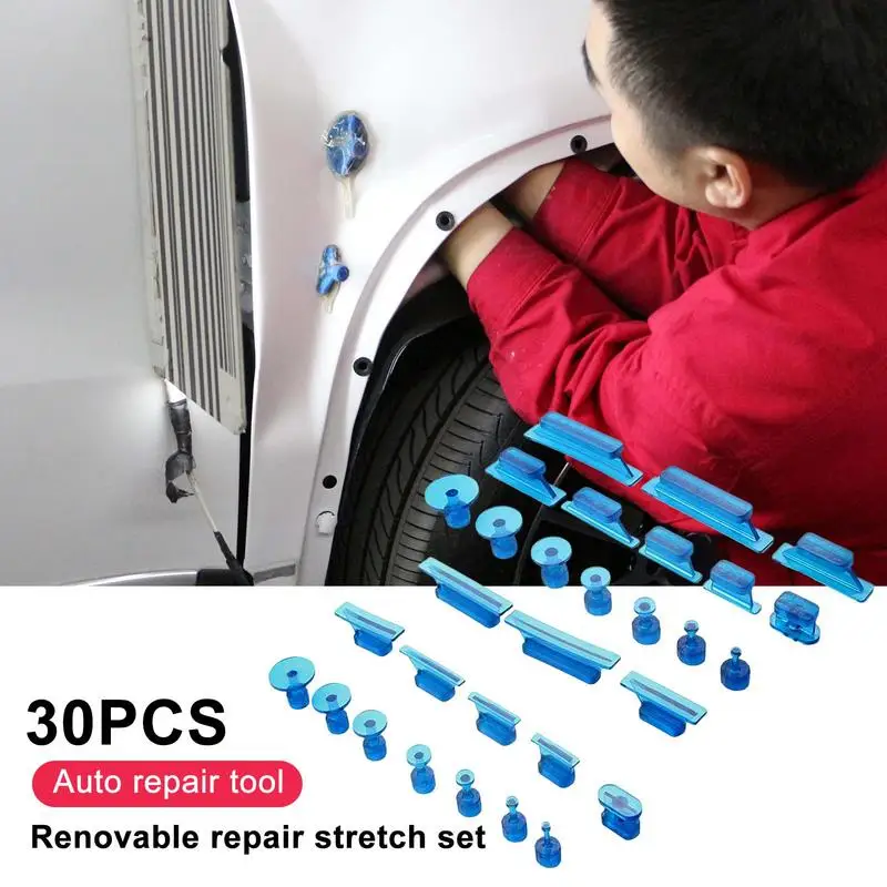 デントプーラータブ強力な除去タブ修復ツール強力なリムーバーツール再利用可能な多機能車体キットオートバイ用
