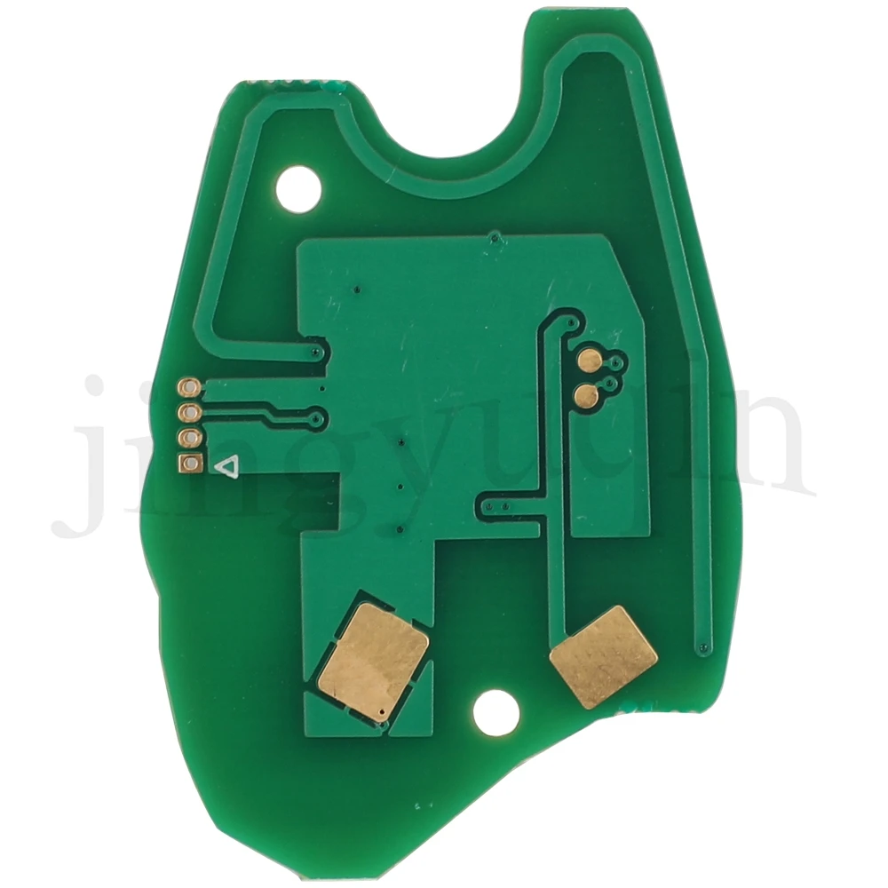 jingyuqin Remote Key Circuit Board For Renault Duster Modus Clio Twingo Logan 2/3Buttons 434MHz 4A-PCF7952 ID46-PCF7946/PCF7947