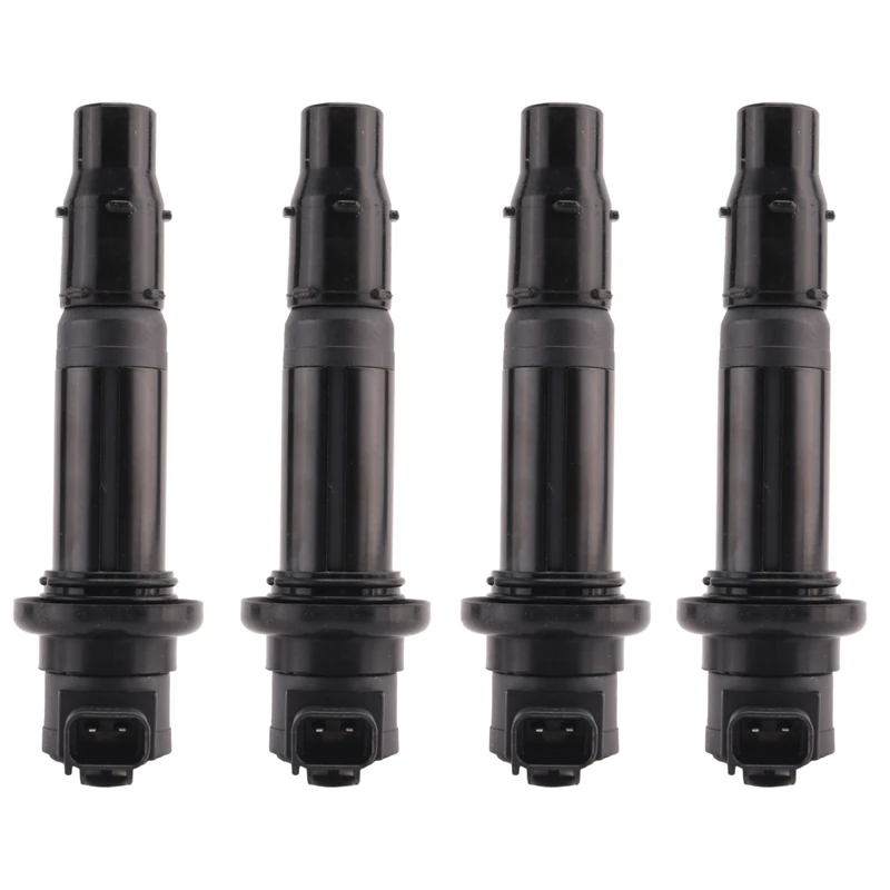 4Pcs Ignition Coil F6T558 F6T560 For Yamaha YZF R1 R6 R6S VMX V Max 2002-2017 5VY-82310-00-00 5VY823100000