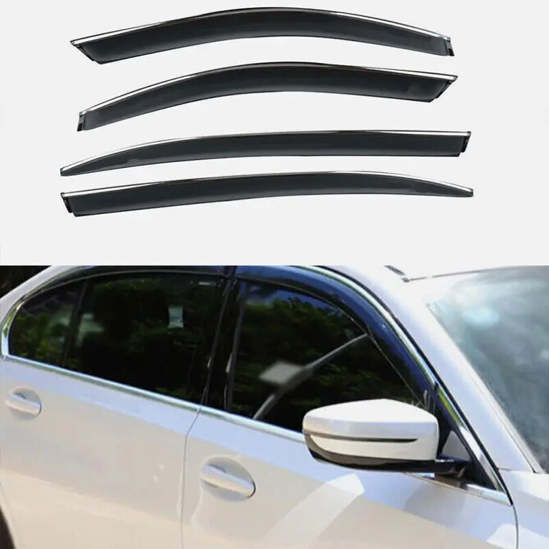 

Подходит для BMW 5 серии M5 2011-2017, оконные ветрозащитные козырьки, защита от дождя, дефлекторы, 4 шт., аксессуары для стайлинга автомобилей