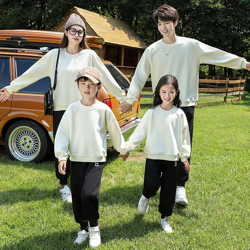 Same Family Outfits Autumn Mom Dad Child Clothing Like Father Like Son Boy Clothes Mother and Daughter Matching Clothing Sets