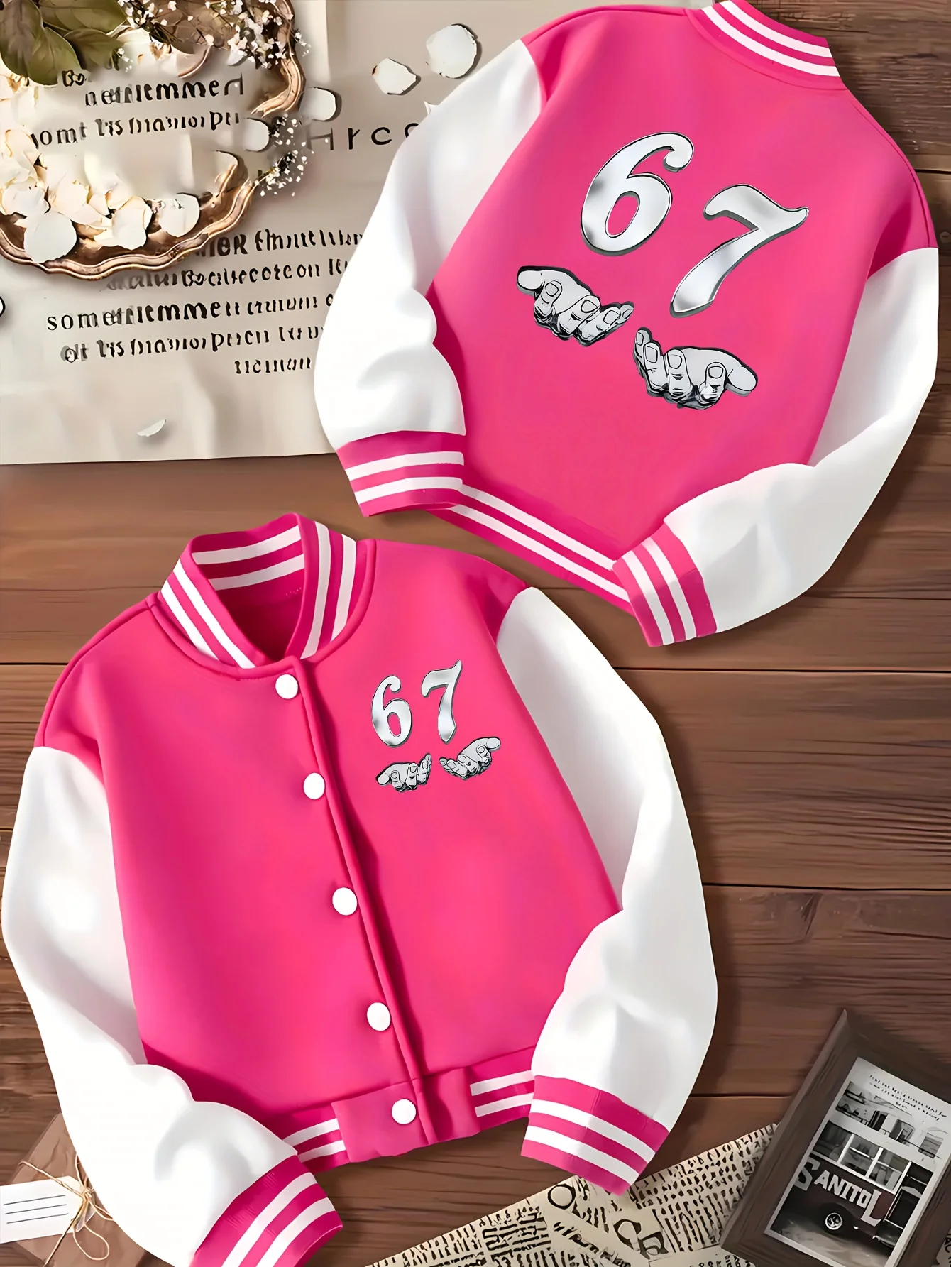 Six Seven Girls' Short Basebal - Winter Clothing Options recension och pris