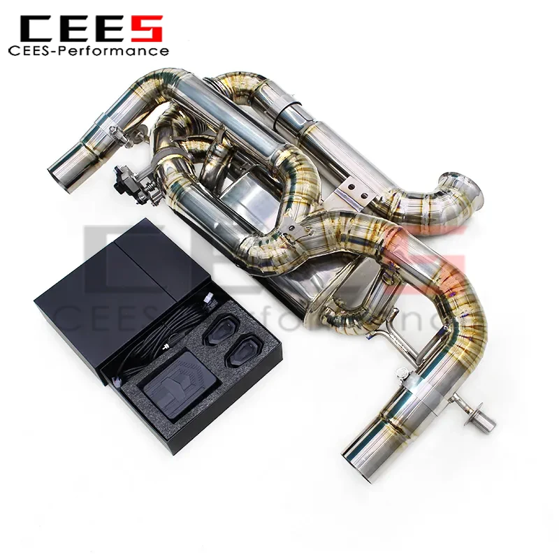 CEES Catback Exhaust Pipes with Valve Control System for Lotus EMIRA 2.0T 2021-2022 Escape Exhaust Pipe Muffler