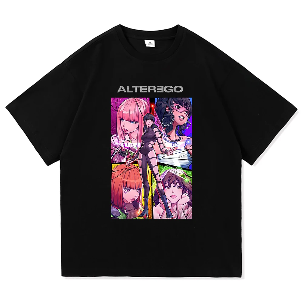 LISA ALTER EGO T Shirt 2025 New Album Fashion Men/women Clothing Harajuku Unisex High Quality Tops Cotton Tshirts