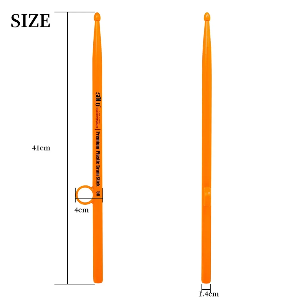IRIN 5A Drumsticks 1 Pair Fancy Anti-fall Drum Sticks Non-slip ABS Drumstick Percussion Instruments Accessory For Drum Beginner