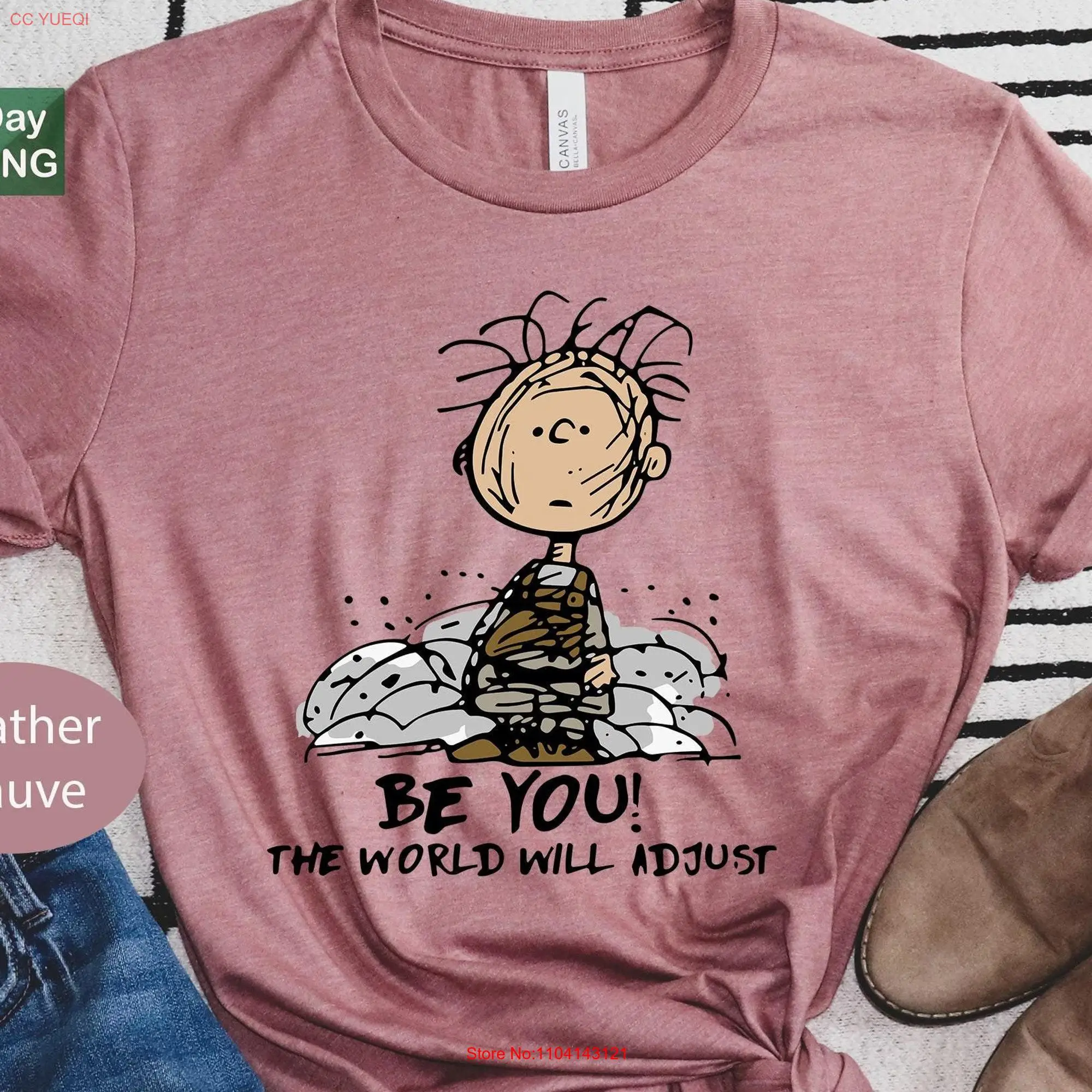 Be You The World Will Adjust Mental Health T Shirt Positive Quotes Yourself Motivational Funny Motivation Love