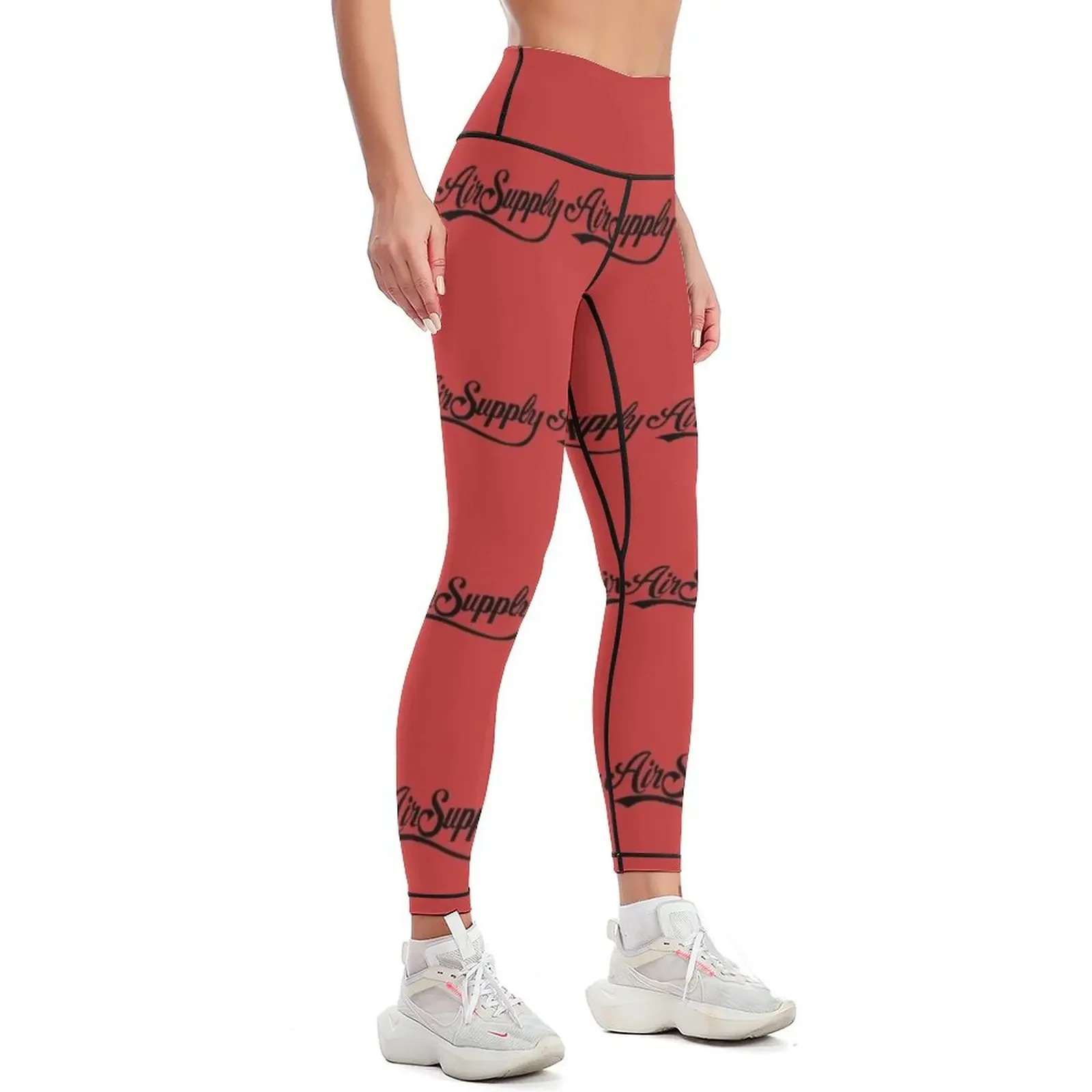 Air Supply Music Band Logo Leggings Women's high waist flared workout shorts Sports pants woman Womens Leggings