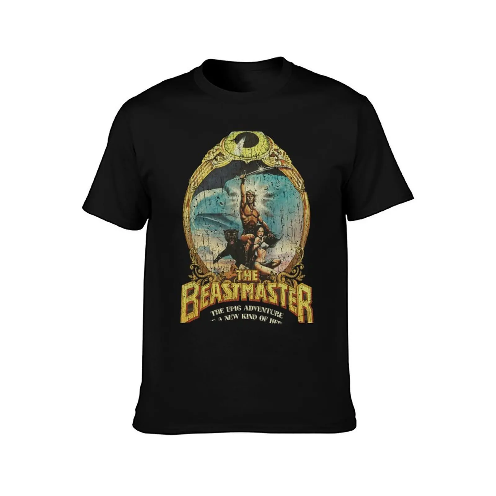 The Beastmaster 1982 T-Shirt Summer Casual Cotton Tee Oversized Streetwear Tops Vintage Graphic Print Loose Fit Short Sleeve