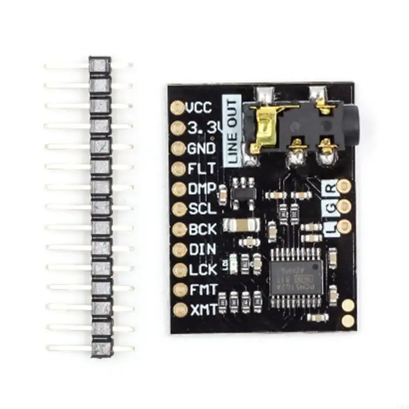 

Y5LB PCM5102 Decoders PCM5102 Player Module Format Board Digital PCM5102A Sound Board with 3.5mm Sound Output Converters