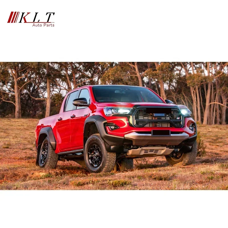 KLT 2023 Gr Sport Facelift Kit Conversion Kit Upgrade Bodykit For Toyota Hilux Revo 2016 2017 2018 2019 2020