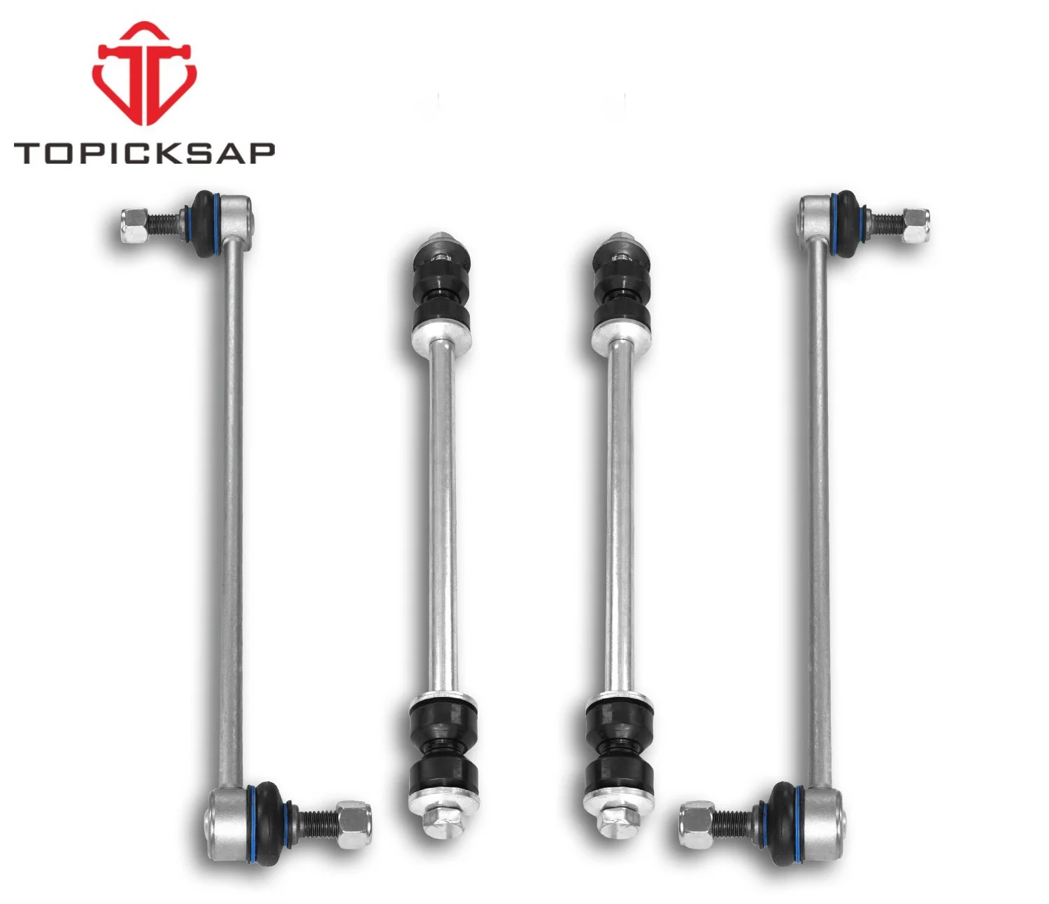 TOPICKSAP 4Pcs Front Rear Sway Bar Link for Buick Enclave 2008-2017 Chevrolet Traverse 2009-2017 GMC Acadia K750155 K700633