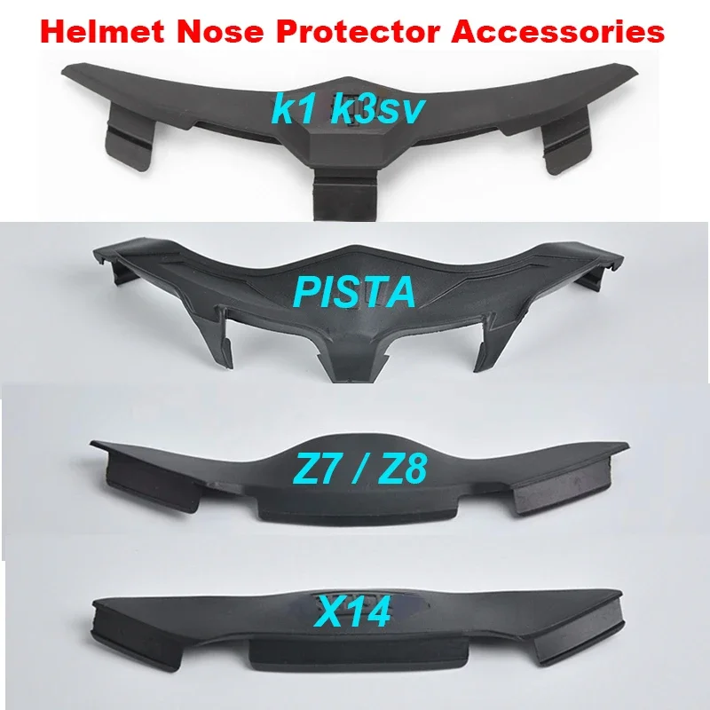 Motorcycle Helmet Nose Protector for AGV K1 K3 Pista SHOEI Z7 Z8 X14 KYT ARAI Casco Moto Motocross Capacete Accesorios Para Moto