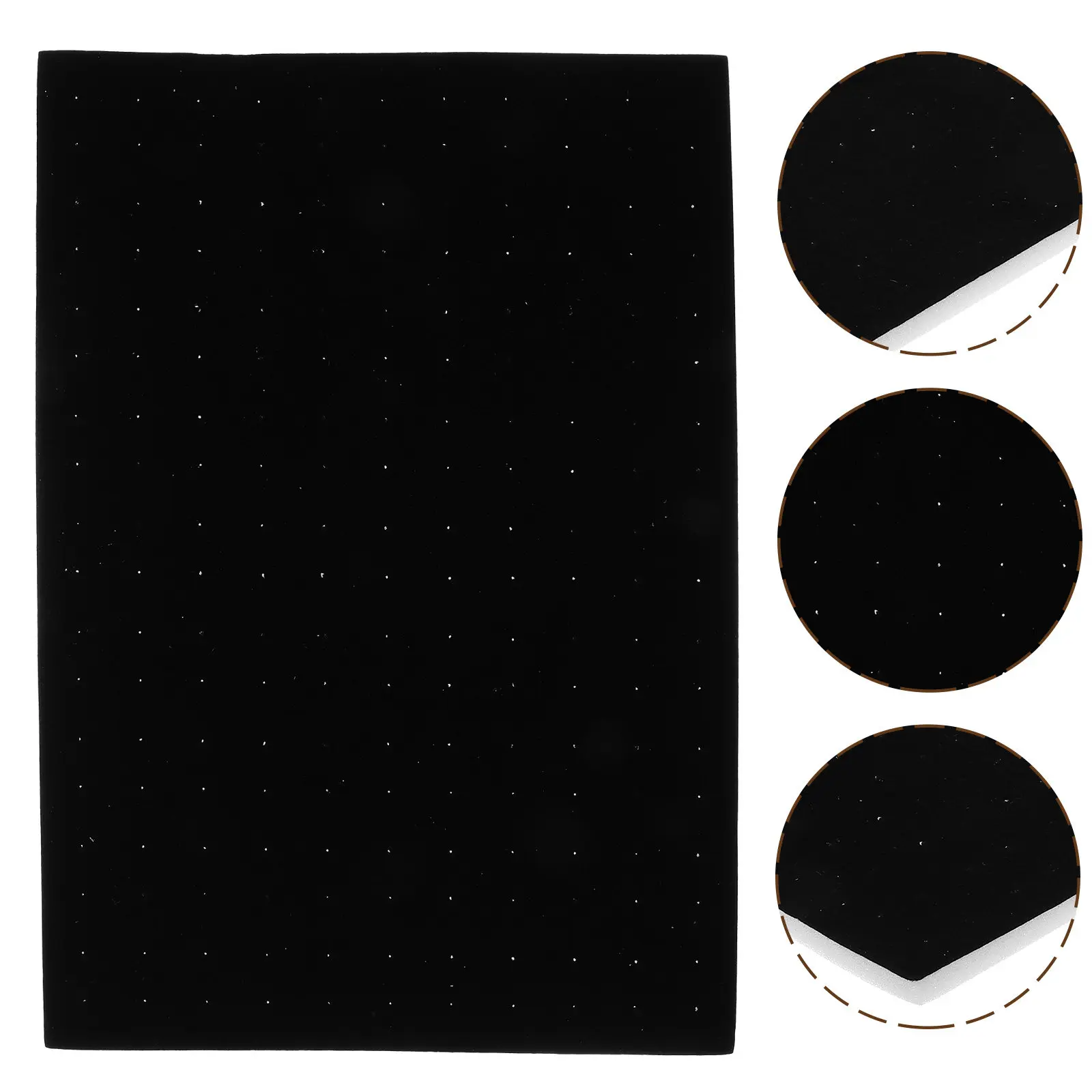 

Подставка-органайзер для серег из 12-секционной губчатой пены для демонстрации и хранения ювелирных изделий, защитный вкладыш для шкатулки