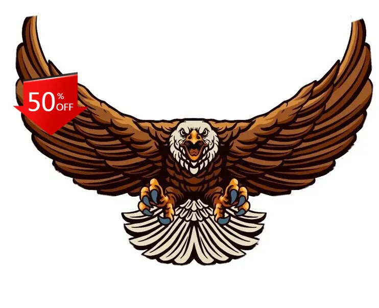 

Eagle Bird Of Prey Aesthetic Car Laptop Window Bumper Waterproof Vinyl Decal Sticker Unique Aesthetic Retro Funny Cool