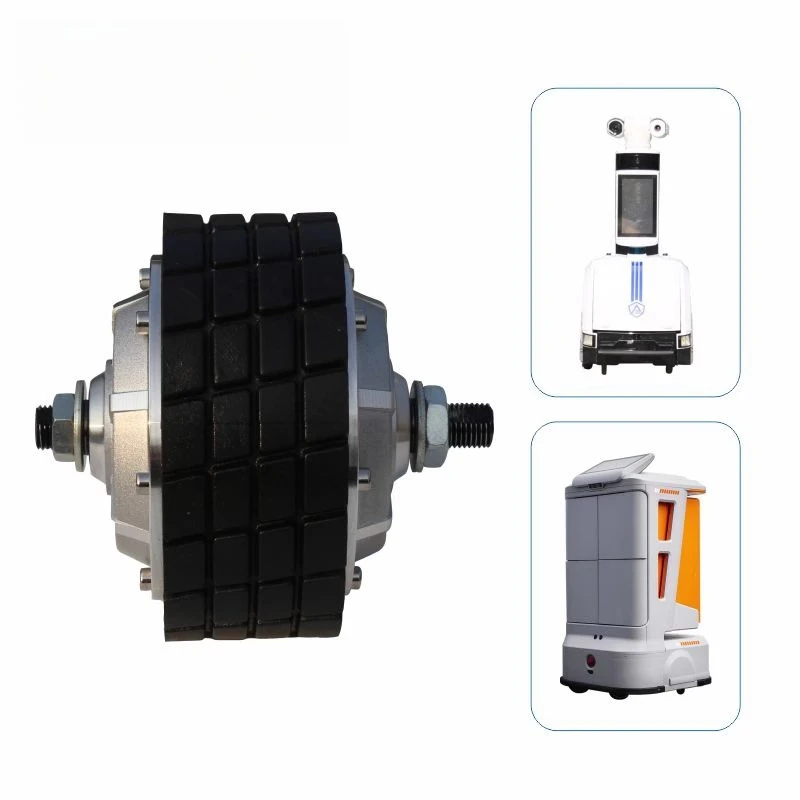 4.5Inch Wheel Hub Servo Motor-Dual Drive Kit 24V DC, 2-in-1Drive for Sweeping Robots Household Cleaning Devices