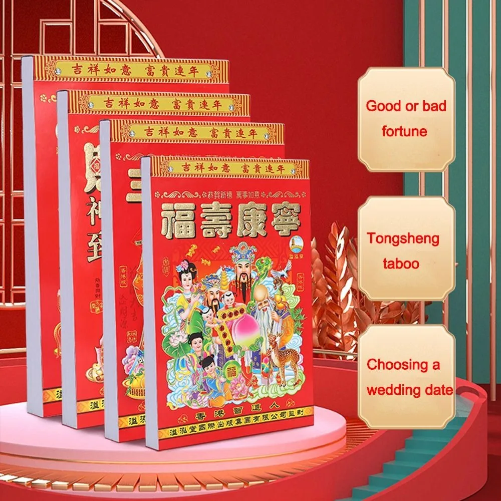 New 2026 Chinese Calendars Daily Chinese New Year Calendar Desktop Tearable Calendar Calendar Traditional Lunar Calendar