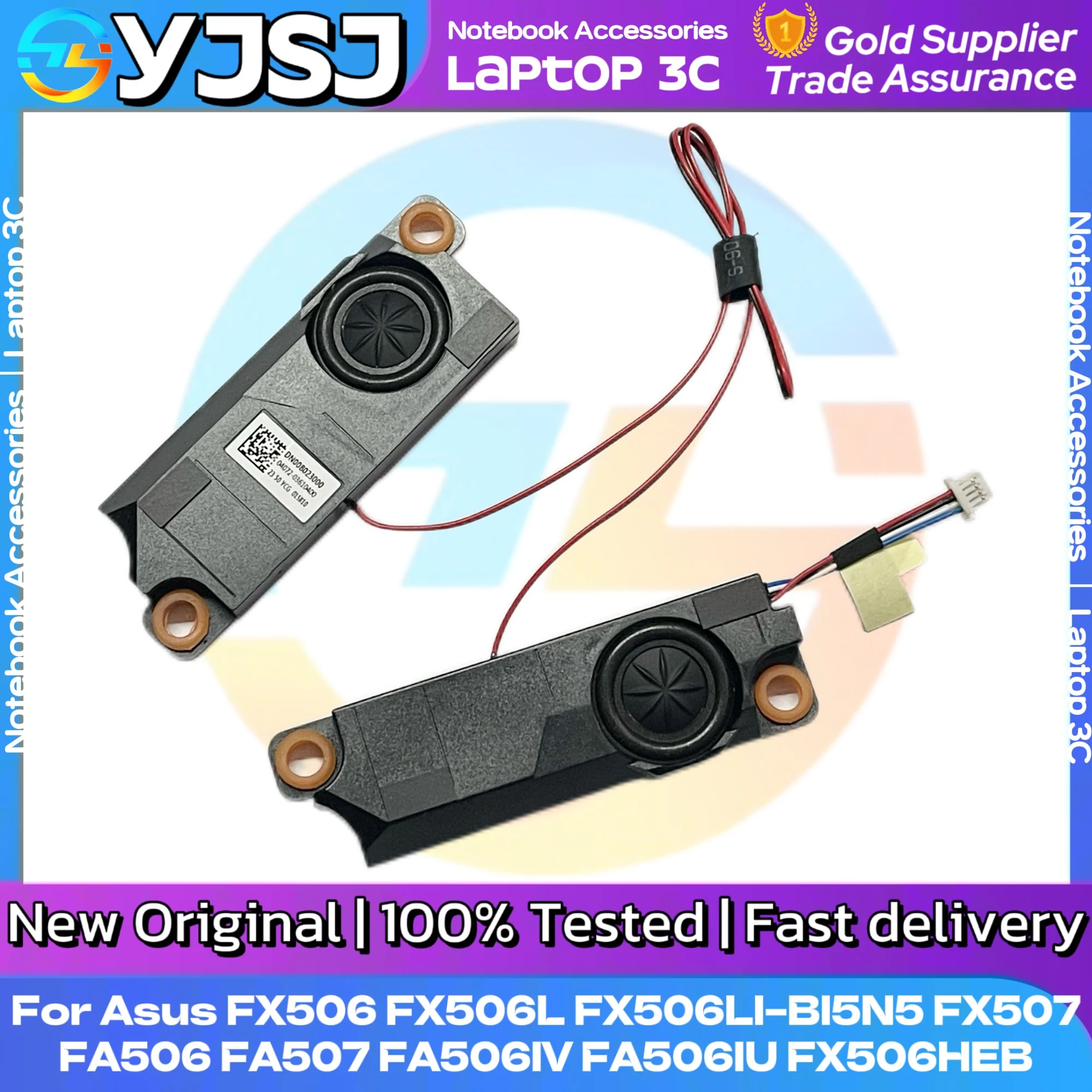 New Original Laptop Notebook Speaker For Asus FX506 FX506L FX506LI-BI5N5 FA506 FA506IV FA506IU DN00NB02021 built-in horn audio