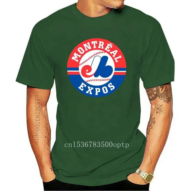 New 2021 THE MONTREAL EXPOS BASEBALL TEAM LOGO 2021 UNISEX USA SIZE T-SHIRT EN1 Cotton Tee Shirt Custom Printed