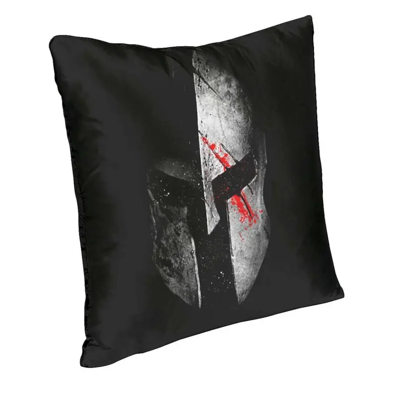 Sparta Skull Spartan Helmet Cushion Covers Sofa Home Decor Square Throw Pillow Case 45x45