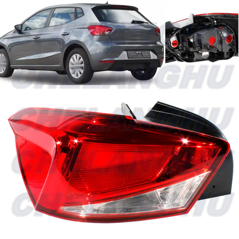 

For SEAT Ibiza 2018 2019 2020 2021 2022 2023 2024 Left Side Tail Light Rear Lamp Without Bulbs Car accessories 6F0945095H