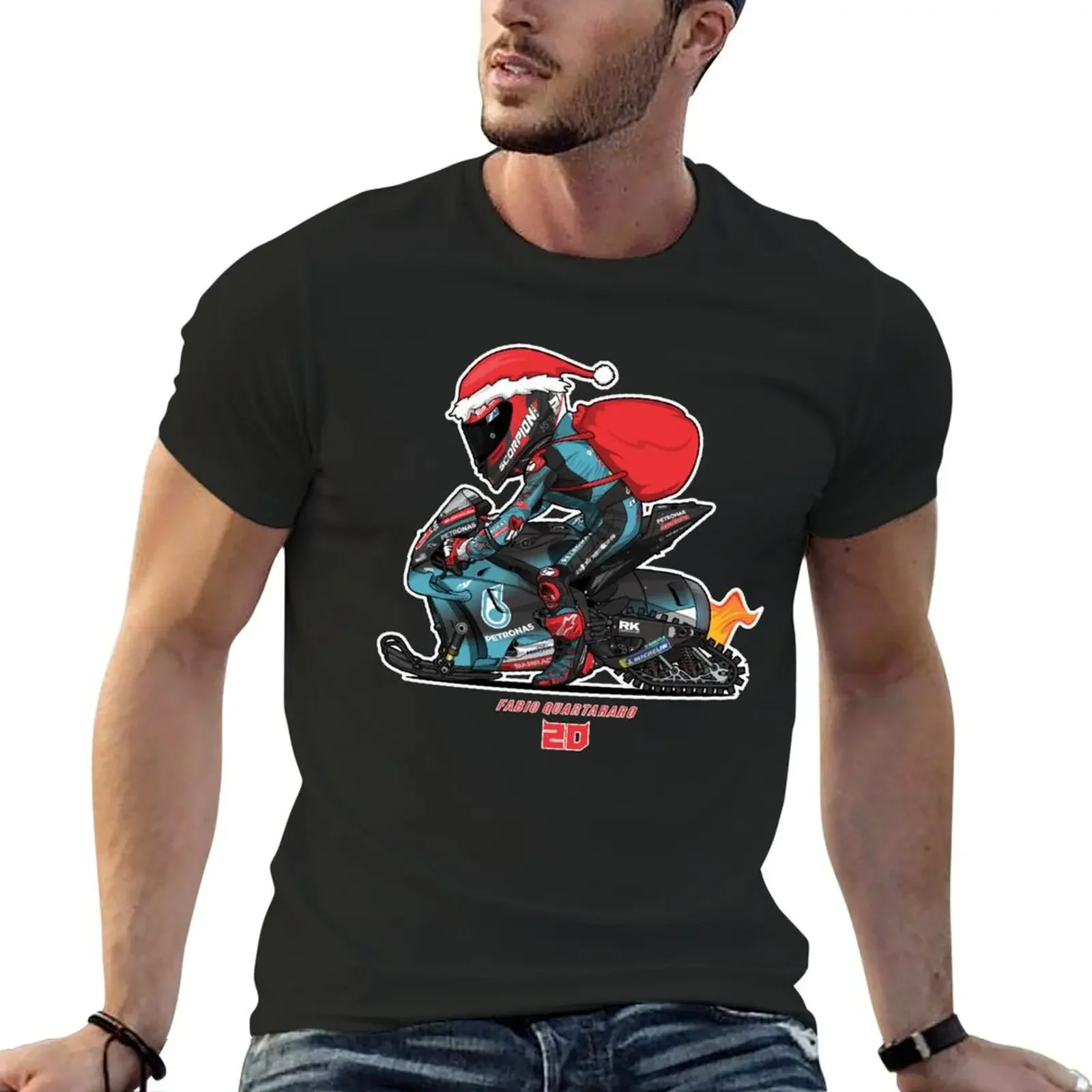 

FABIO QUARTARARO - MERRY CHRISTMAS T-Shirt T-shirts oversize affliction shirts mens vintage t shirts