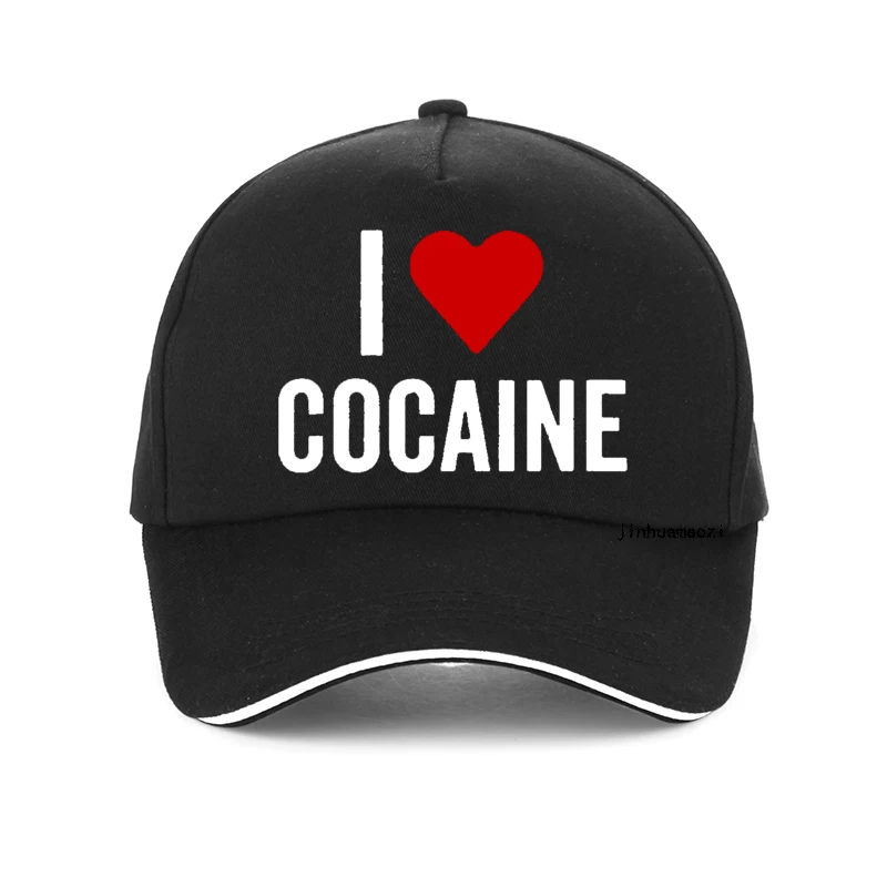 

Funny I Love Cocaine Graphic Baseball cap Cotton Summer Style men Golf Snapback hats adjustable Unisex Trucker hat gorras