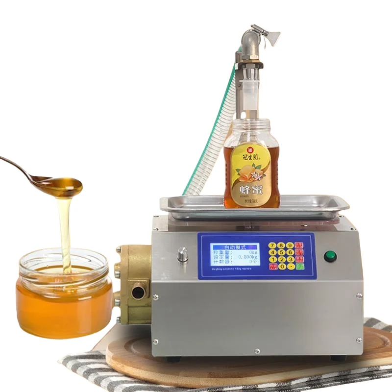 

Полуавтоматическая машина для розлива: мед, кунжутная паста, пищевое масло, клей, вязкие жидкости, оборудование для розлива жидкостей