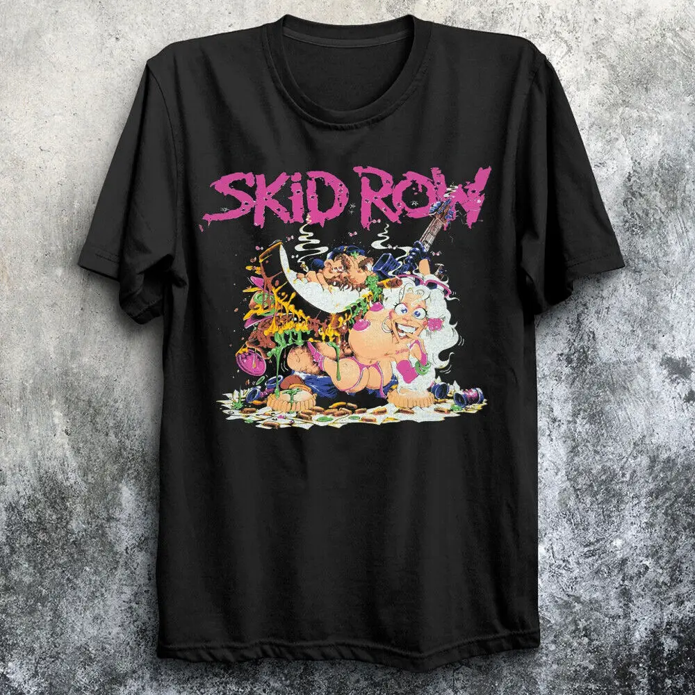 

Hot Skid Row Band T-shirt Gift Funny Black All Size Shirt THA458