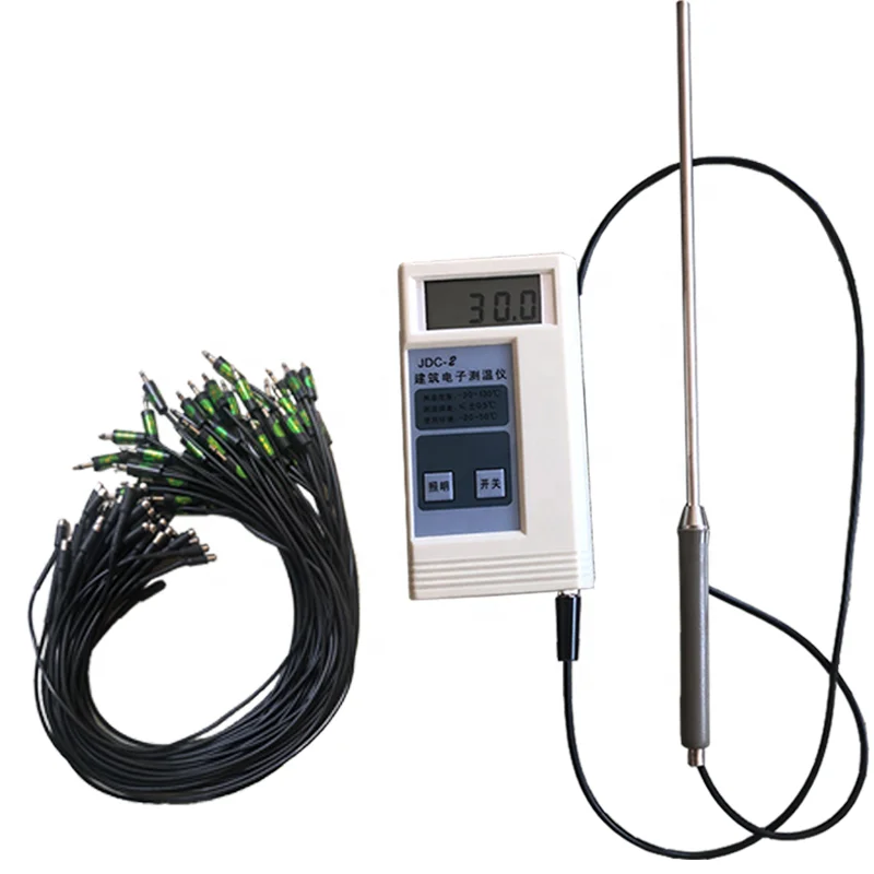 Building Electronic Thermometer, Concrete Thermometer, Built-in LCD Lighting Building Concrete Thermometer