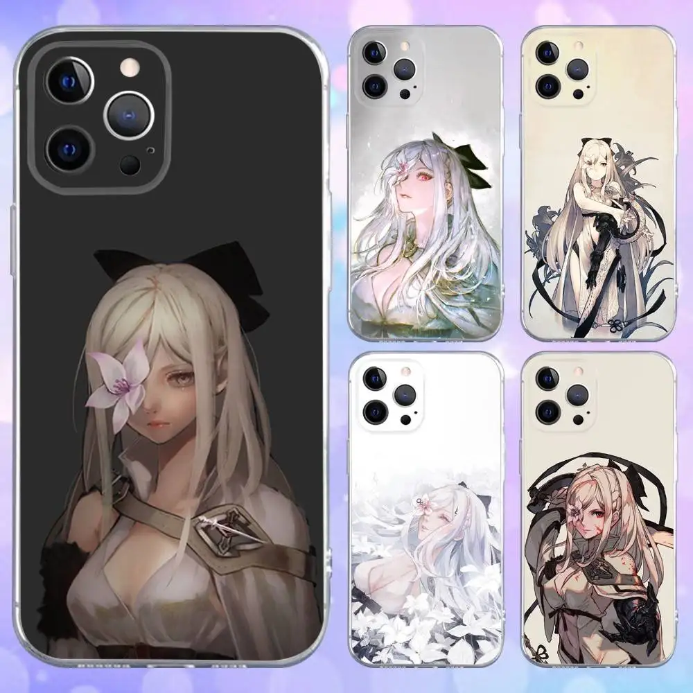 

Game D-Drakengard Zero Phone Case For iPhone 16e,16,15,14,13,12,11 Plus,Pro,Max,XR,XS,X,Plus,SE,Mini Transparent Soft Cover