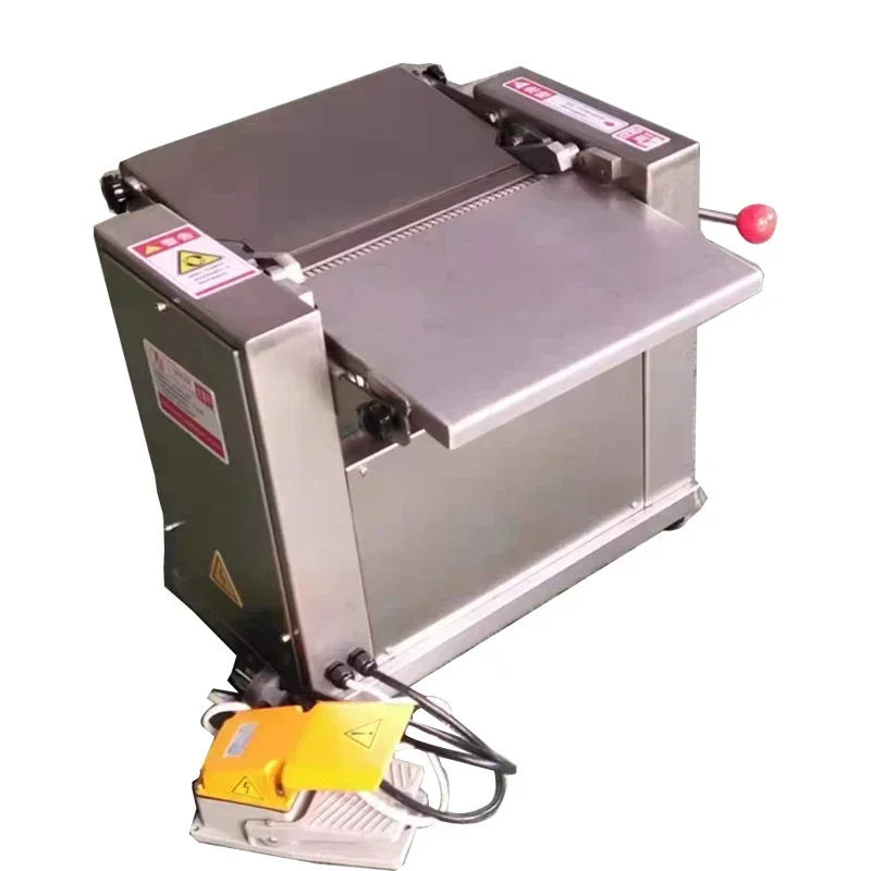 Large Commercial 220V 300Mm Blade Length Commercial Pig Skin Removal Machine Pork Skin Cutting Machine For Restaurant