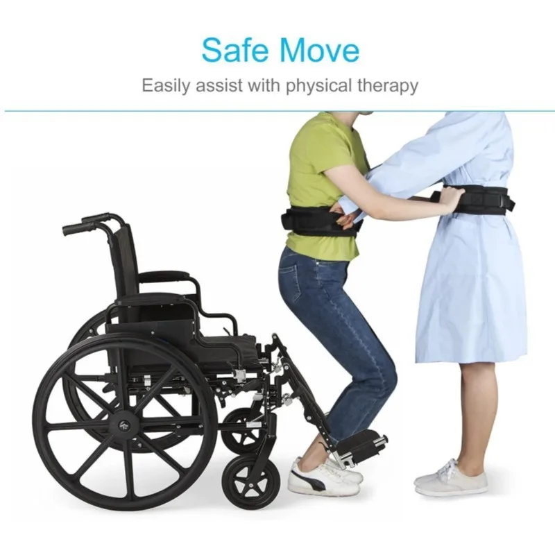 

Walking Transfer Belt | Standing & Mobility Aid | Patient Lifting Belt | Waist Support & Traction Strap