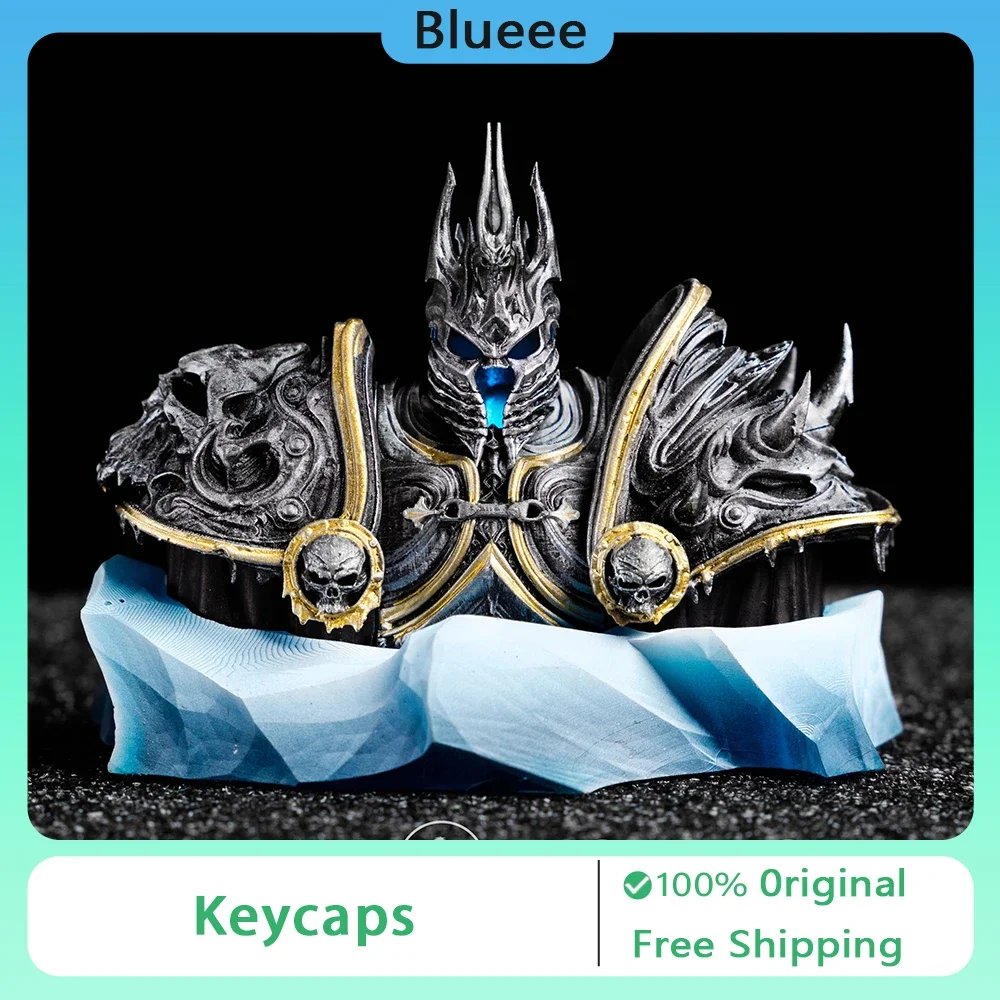 Warcraft Theme Key Caps Frostmourne Keycaps Handmade Resin Backlit Key Cap MX Switch Customized Mechanical Keyboard Accessories