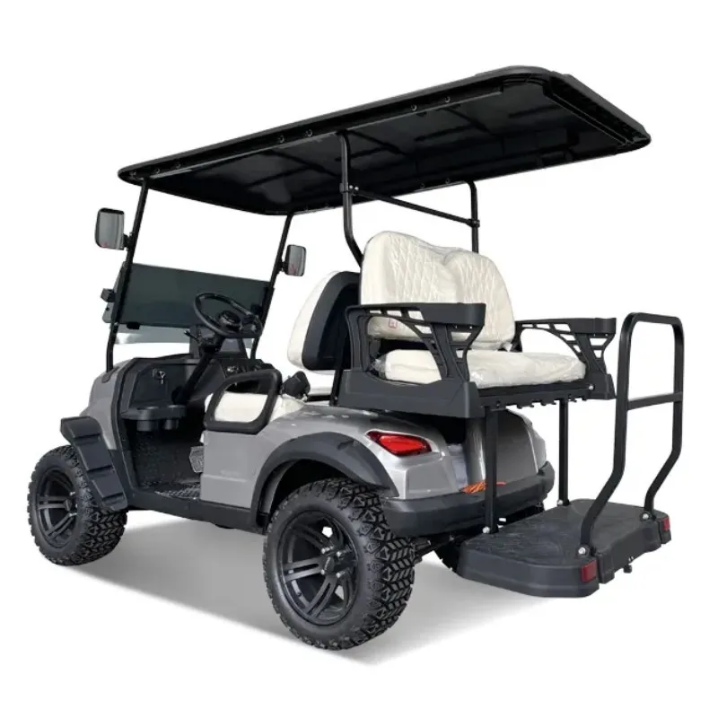 New Stylish Hunting Car 4 Seats High Power Flip Seats with Lithium Battery Electric Car Street Legal Golf Cart