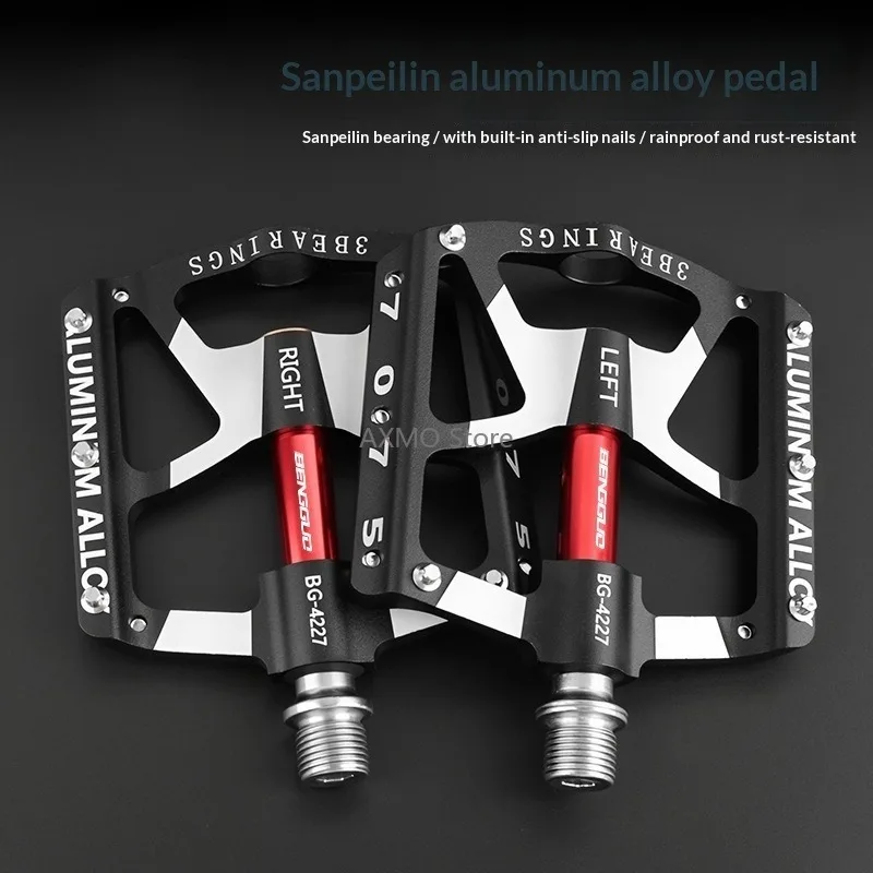 

Mountain Bike Bicycle Pedals Aluminium Alloy 3 Bearing Anti-Slip MTB Pedals Bicicleta Bike Pedals Cycling Equipment Parts