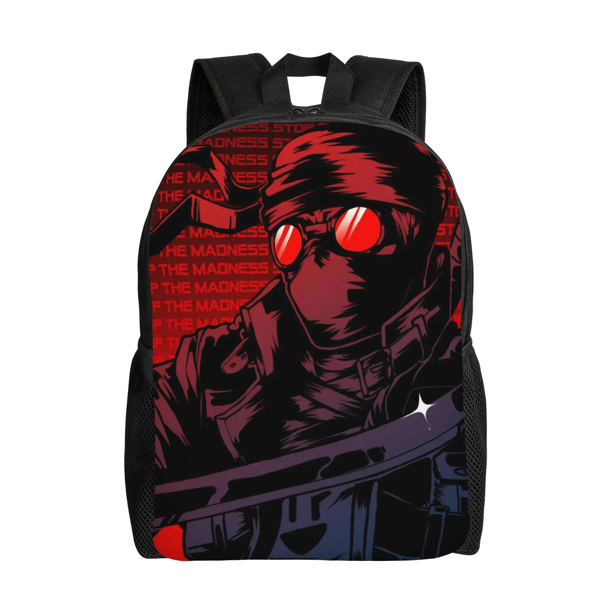 MADNESS COMBAT Hank Kid Backpack for Girls Boys Kids  Backpacks Cartoon Preschool Child Bookbag