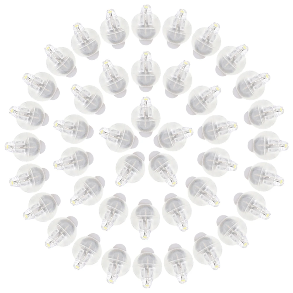 

60 Pcs Lights Lights Round LED Mini Bulb Paper Tumbler Festive DIY Wedding Birthday