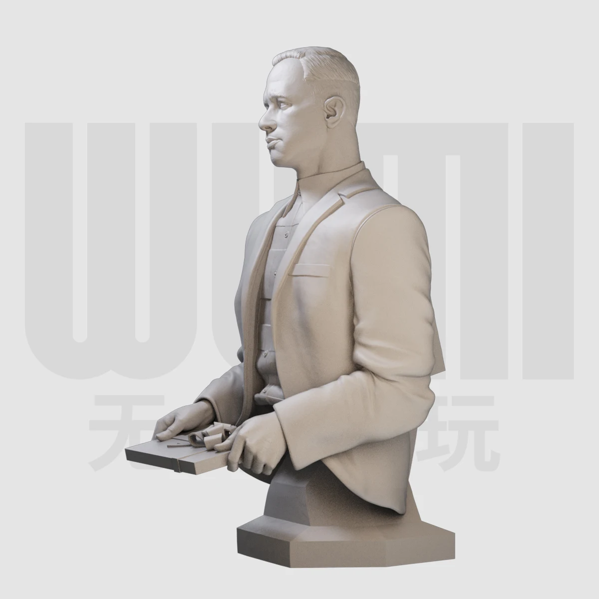 1/10 bust resin white mold GK figure model