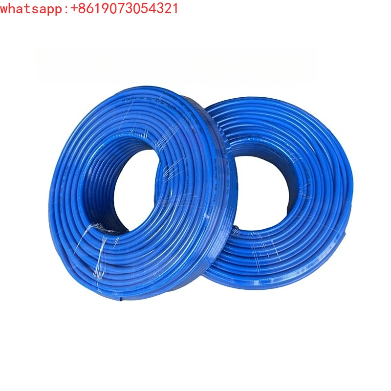 PU clip yarn tube high pressure yarn hose air compressor air pump trachea 8 * 5 10 * 6.5 12 * 8PVC clip yarn blue