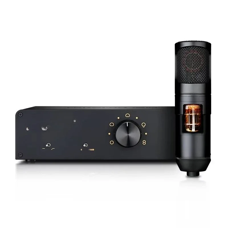 CM500 Large Diaphragm Vacuum Tube Condenser Microphone, Professional Mic for Studio Recording, Live Broadcast, Stage & Radio