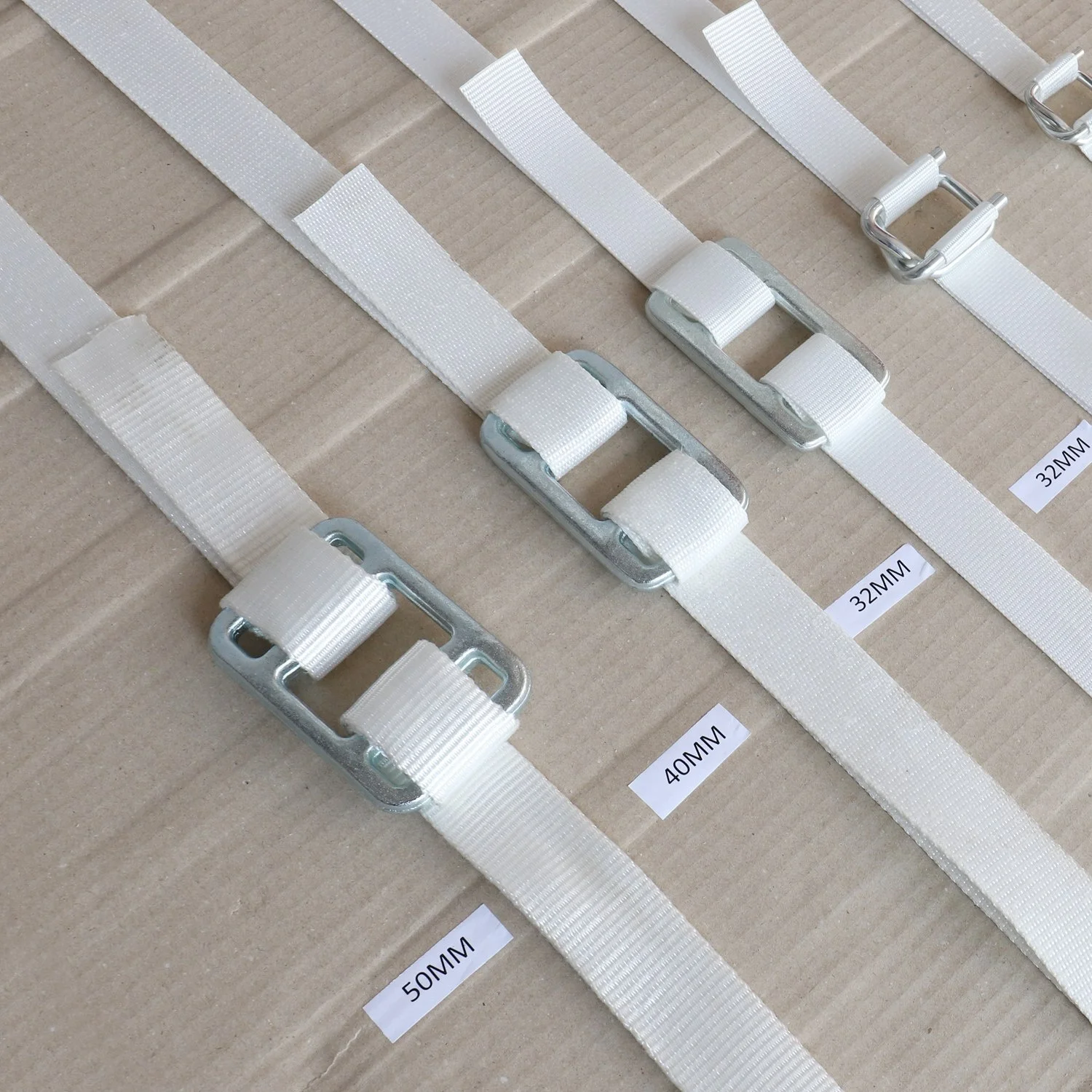 حزام ربط منسوج من البوليستر الناعم عالي الجودة 40 مم لربط البضائع