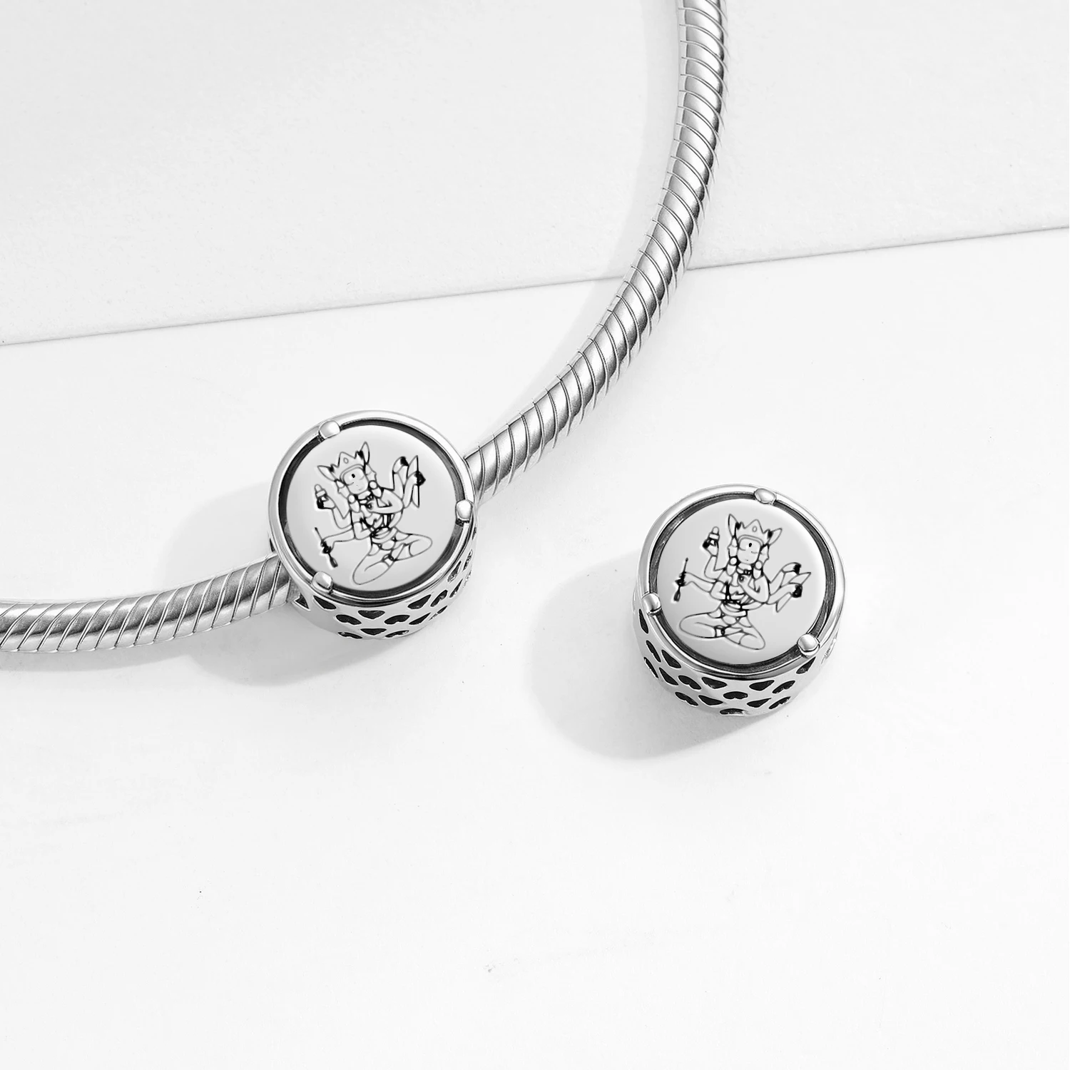Evil Eye Horse Cow Animal Knot 925 Sterling Silver Symbols Charm Bead Jewelry Fit Original Bracelet Diy Jewelry Accessories